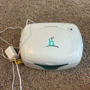 NWOT Hiccapop Baby Wipe Warmer -  White and blue